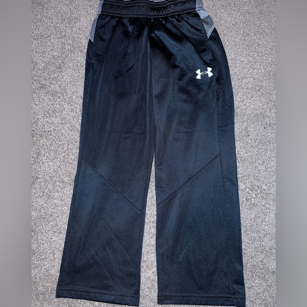 Under Armour Pants, Boys, Black, YSM, 7